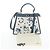 Borsa FENDI Selleria Peek A Boo I See You Canvas 2way Light Blue Auth LN207SAM Argento Blu chiaro - vista 12