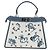 Borsa FENDI Selleria Peek A Boo I See You Canvas 2way Light Blue Auth LN207SAM Argento Blu chiaro - vista 13