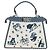 Borsa FENDI Selleria Peek A Boo I See You Canvas 2way Light Blue Auth LN207SAM Argento Blu chiaro - vista 2