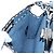 Borsa FENDI Selleria Peek A Boo I See You Canvas 2way Light Blue Auth LN207SAM Argento Blu chiaro - vista 28