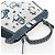 Borsa FENDI Selleria Peek A Boo I See You Canvas 2way Light Blue Auth LN207SAM Argento Blu chiaro - vista 6