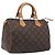 Borsa a mano LOUIS VUITTON Monogram Speedy 25 M41528 LV Auth 207674A Monogramma