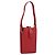 Pouch CHANEL in pelle rossa dettagli dorati CC Auth 207567A Rosso