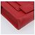 Pouch CHANEL in pelle rossa dettagli dorati CC Auth 207567A Rosso - vista 16