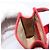 Pouch CHANEL in pelle rossa dettagli dorati CC Auth 207567A Rosso - vista 19