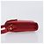 Pouch CHANEL in pelle rossa dettagli dorati CC Auth 207567A Rosso - vista 4