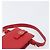 Pouch CHANEL in pelle rossa dettagli dorati CC Auth 207567A Rosso - vista 8