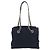 PRADA Chain Tote Bag Nylon Navy Gold Auth am12703V Golden Marineblau - Ansicht 2