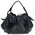 Borsa a tracolla con volant PRADA in pelle nera argento Auth am12754V Nero - vista 2