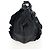 Borsa a tracolla con volant PRADA in pelle nera argento Auth am12754V Nero - vista 4