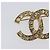 Spilla CHANEL Cocostone metallo Gold CC Auth 205477M D'oro - vista 2