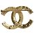 Spilla CHANEL Cocostone metallo Gold CC Auth 205477M D'oro - vista 5