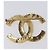 Spilla CHANEL Cocostone metallo Gold CC Auth 205477M D'oro - vista 7