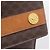 Céline Bolsa de Ombro CELINE Macadam Medallion PVC Marrom Tom Dourado Auth 207584 - vista 10