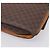 Céline Bolsa de Ombro CELINE Macadam Medallion PVC Marrom Tom Dourado Auth 207584 - vista 16