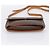 Céline Bolsa de Ombro CELINE Macadam Medallion PVC Marrom Tom Dourado Auth 207584 - vista 5