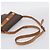 Céline Bolsa de Ombro CELINE Macadam Medallion PVC Marrom Tom Dourado Auth 207584 - vista 7