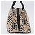 Borsa a mano BURBERRY Nova Check Blue Label Nylon Beige Silver Auth 206736A Argento - vista 4