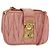 Bolsa de Ombro Miu Miu Matelassé Couro Rosa Ouro Auth 167645A Dourado