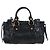 Miu Miu Handtasche Leder 2way Schwarz Gold Auth 204493M Golden - Ansicht 2