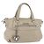 Miu Miu Handtasche aus Leder Grau Silber Auth 206866A Braun