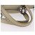 Miu Miu Handtasche aus Leder Grau Silber Auth 206866A Braun - Ansicht 8