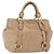 Miu Miu Handtasche Leder 2way Beige Gold Auth 167725M Golden