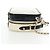 Bolso Vanity CHANEL Matelasse con cadena de cuero 2way White Gold CC Auth 206845A Blanco Dorado - vista 4