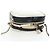 Bolso Vanity CHANEL Matelasse con cadena de cuero 2way White Gold CC Auth 206845A Blanco Dorado - vista 6