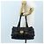 Borsa Tote a rucchio PRADA in pelle nera e oro Auth BA16064SAV Nero D'oro - vista 26