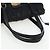 Borsa Tote a rucchio PRADA in pelle nera e oro Auth BA16064SAV Nero D'oro - vista 7