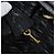 Borsa Tote a rucchio PRADA in pelle nera e oro Auth BA16064SAV Nero D'oro - vista 8