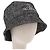 Valentino Bucket Hat Wool Black White Auth BA16214V