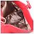 Borsa a tracolla Salvatore Ferragamo Vala in pelle rossa e oro autentica 206910A Rosso D'oro - vista 18