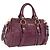 Borsa a mano Miu Miu in pelle 2way viola e oro autentica 167734M D'oro Porpora