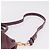 Borsa a mano Miu Miu in pelle 2way viola e oro autentica 167734M D'oro Porpora - vista 15