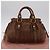 Miu Miu Handtasche Leder 2way Braun Gold Authentisch 167743M Golden - Ansicht 12