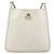 Hermès Bolsa de ombro HERMES Vespa em couro branco e ouro Auth bs37490A Dourado - vista 13