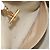 Hermès Bolsa de ombro HERMES Vespa em couro branco e ouro Auth bs37490A Dourado - vista 24