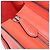 Céline CELINE Luggage Micro Shopper Handtasche aus Leder Rot Silber Authentisch 207671V - Ansicht 10
