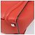 Céline CELINE Luggage Micro Shopper Handtasche aus Leder Rot Silber Authentisch 207671V - Ansicht 15