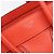 Céline CELINE Luggage Micro Shopper Handtasche aus Leder Rot Silber Authentisch 207671V - Ansicht 18