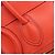Céline CELINE Luggage Micro Shopper Handtasche aus Leder Rot Silber Authentisch 207671V - Ansicht 19