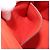 Céline CELINE Luggage Micro Shopper Handtasche aus Leder Rot Silber Authentisch 207671V - Ansicht 26