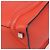Céline CELINE Luggage Micro Shopper Handtasche aus Leder Rot Silber Authentisch 207671V - Ansicht 9
