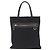 Saco Tote PRADA Nylon Couro Preto Prata Auth am12735A - vista 2