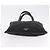 Saco Tote PRADA Nylon Couro Preto Prata Auth am12735A - vista 5