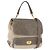 Bolso de mano Miu Miu de piel 2way Gris Oro Auth 167708A Castaño Dorado