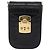 Borsa a tracolla per telefono Miu Miu in pelle nera e oro Auth 167733A Nero D'oro - vista 13