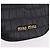 Borsa a tracolla per telefono Miu Miu in pelle nera e oro Auth 167733A Nero D'oro - vista 19